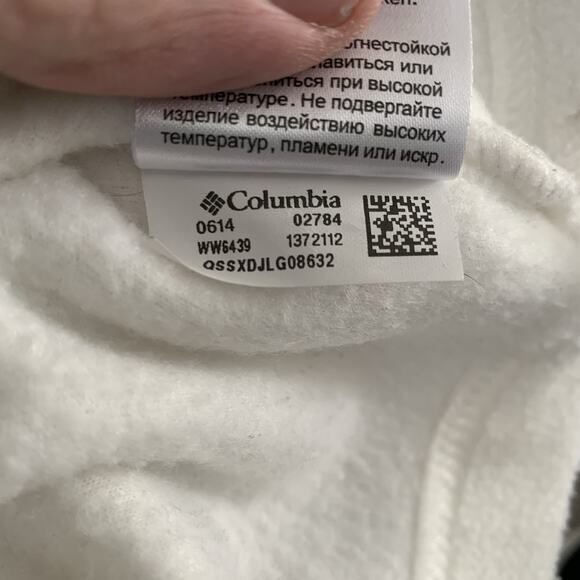 Columbia Benton Springs Jacket Full Zip Fleece Womens Plus 3X Ivory Cream - Picture 6 of 7